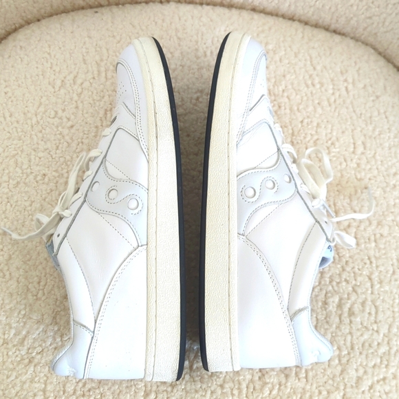 Saucony Jazz Court PU Leather Men's Tennis Shoes - Picture 7 of 11